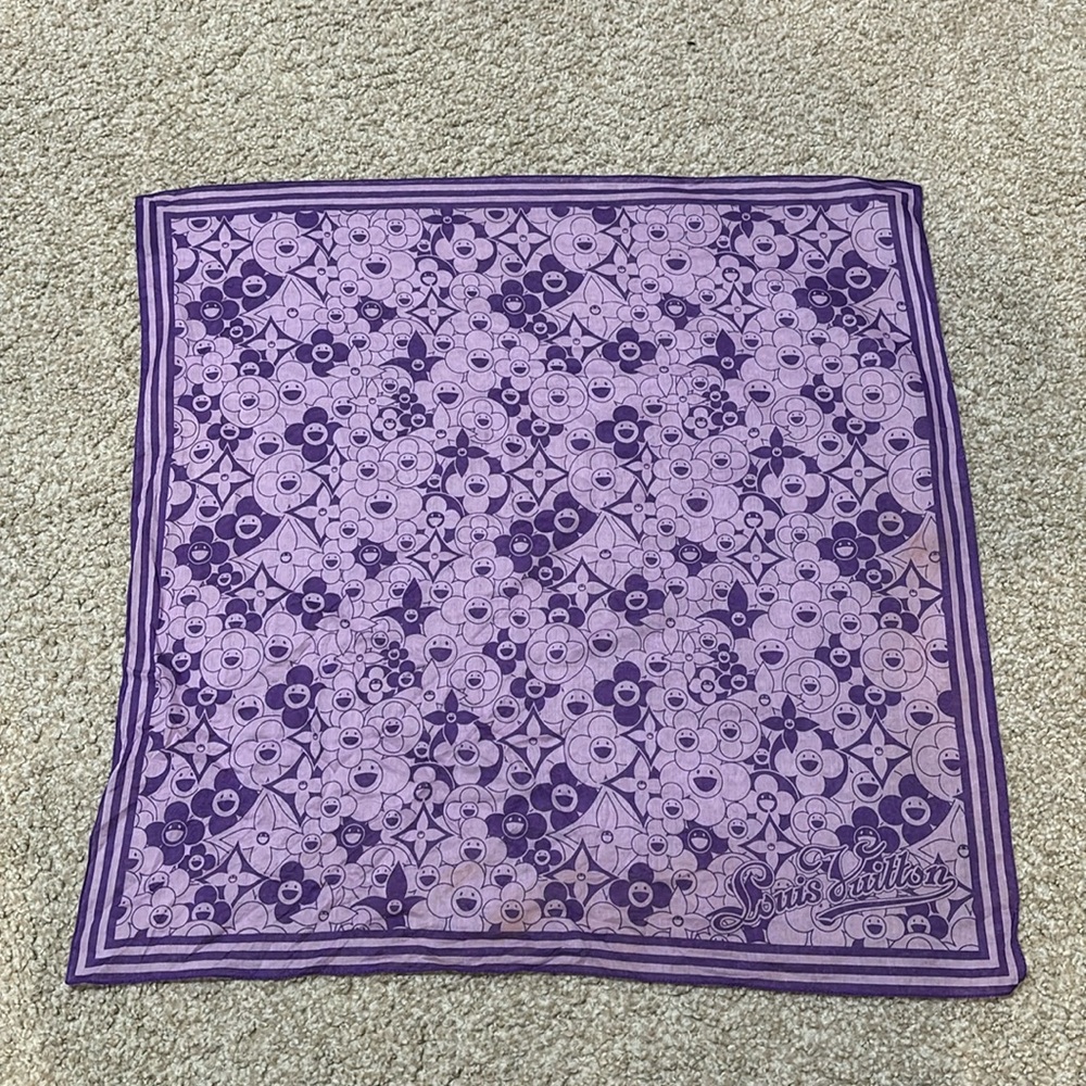 Authentic Takashi Murakami x Louis Vuitton Bandana